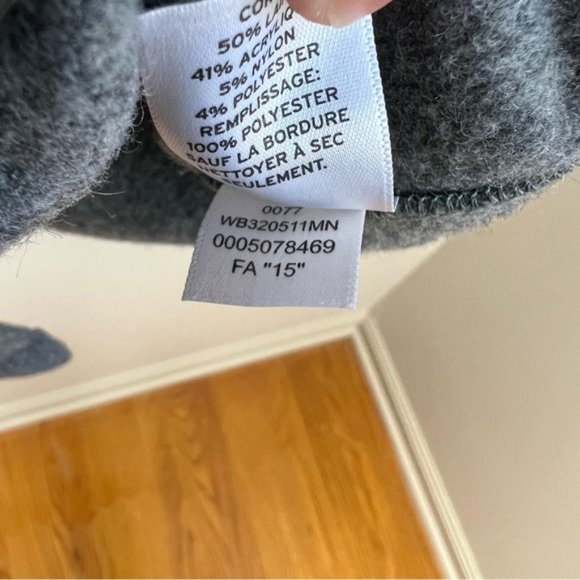 Wallin & Bros. Gray Wool Shirt Jacket Heavy Button Front Shirt - Picture 7 of 7